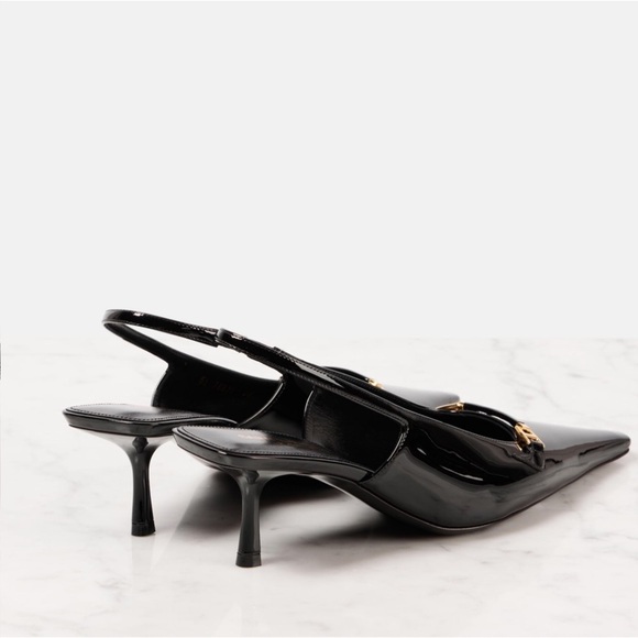 Saint Laurent
Women's Carine Slingback Pumps in Patent Leather black size 35 - Picture 3 of 15